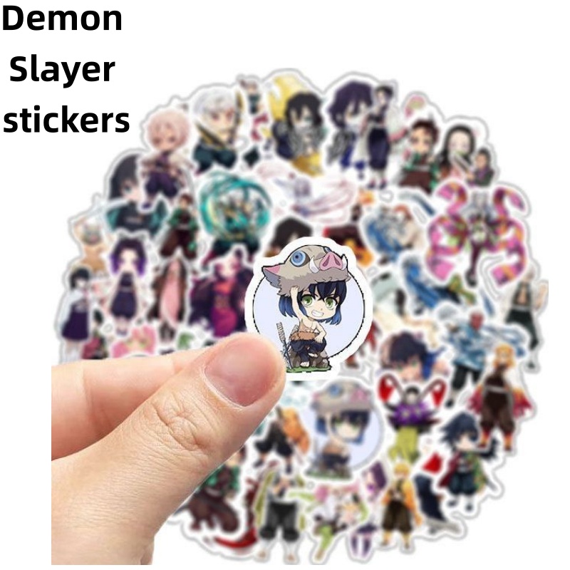 Phone Accessories Diy - Demon Slayer stickers, cartoon and anime