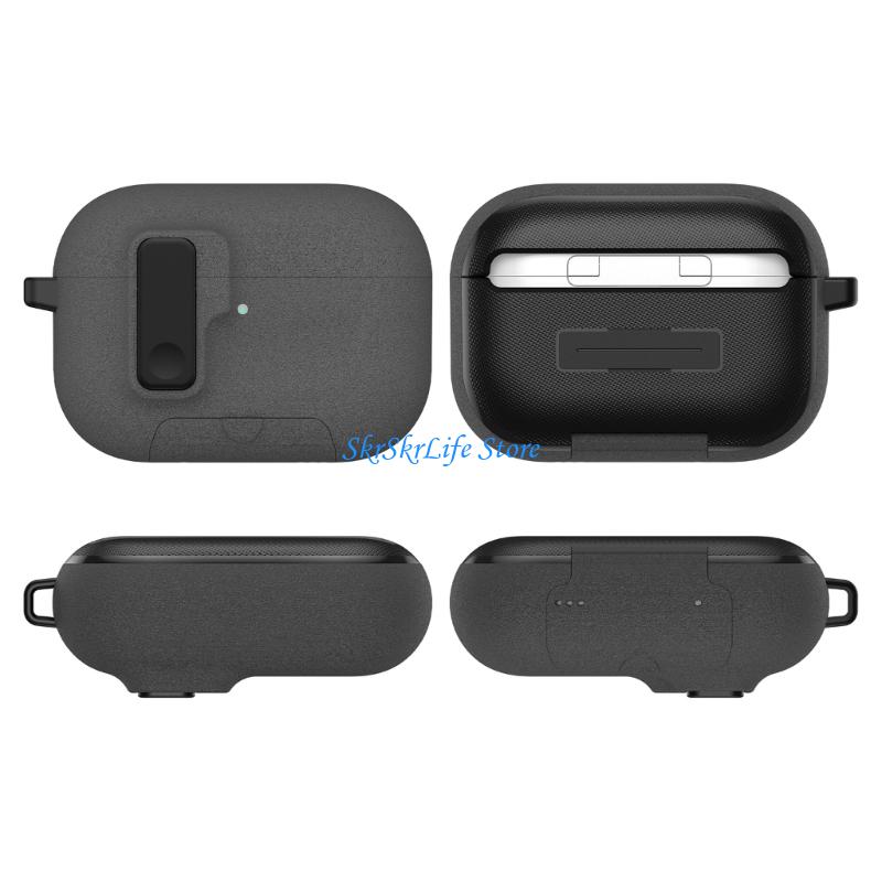 Wireless Earbuds Case - E65E Shockproof Protective Case Phone Stand