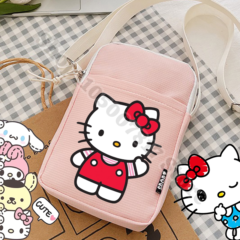Phone Accessories For Girls - Children Cartoon Crossbody Bag Hello Kitty