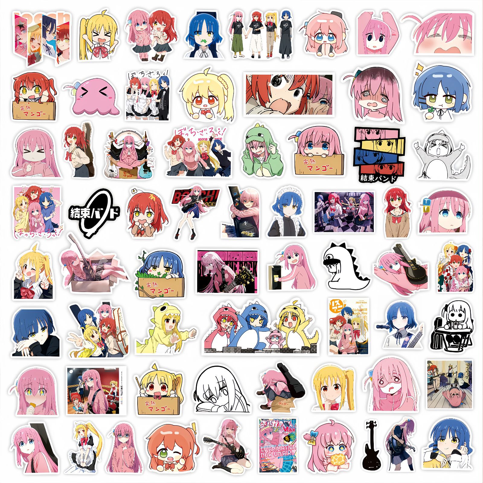 Phone Accessories Diy - 50Pcs Anime BOCCHI THE ROCK! Stickers