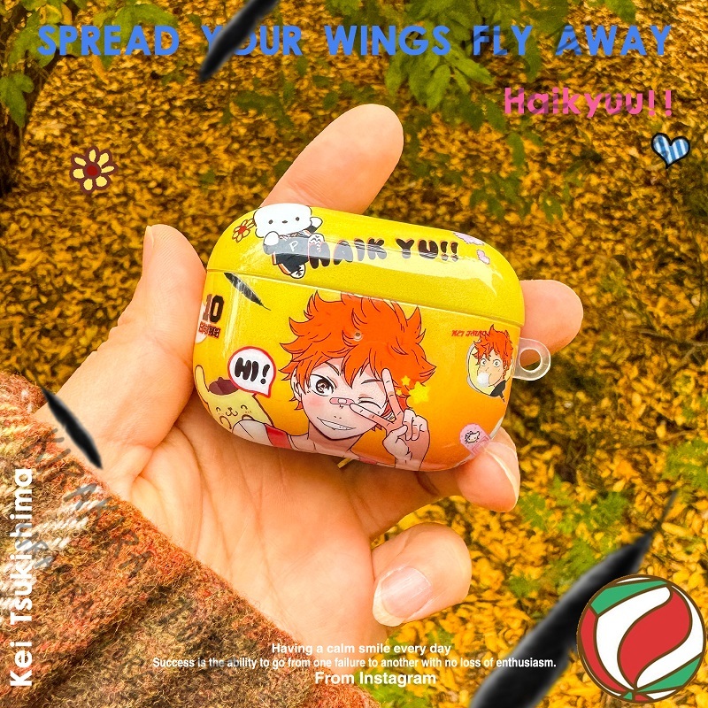 Haikyuu!! Shoyo Hinata Anime E - Wireless Earbuds Case ulasan dan harga