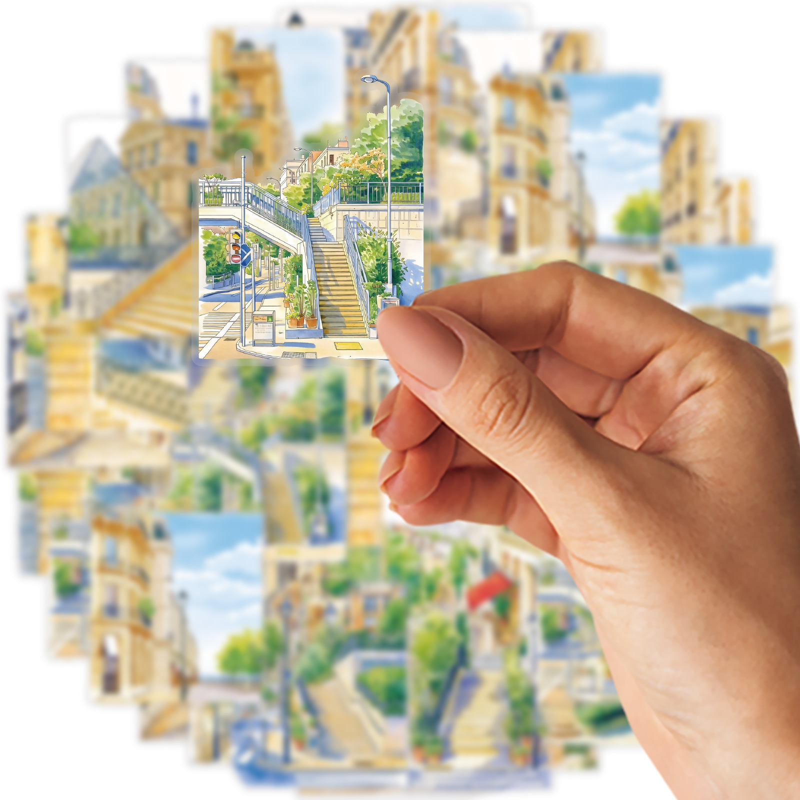 Etori Life Healing Watercolor  - Phone Accessories Poster ulasan dan harga