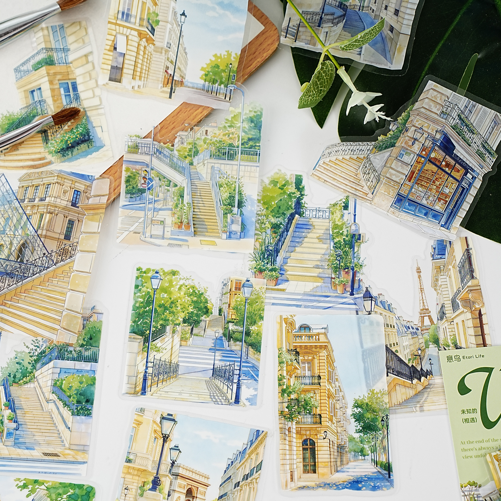 Etori Life Healing Watercolor  - Phone Accessories Poster ulasan dan harga