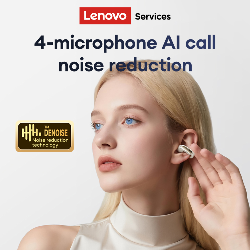 Lenovo LES-108 Bone Conduction - Wireless Earbuds Case ulasan dan harga