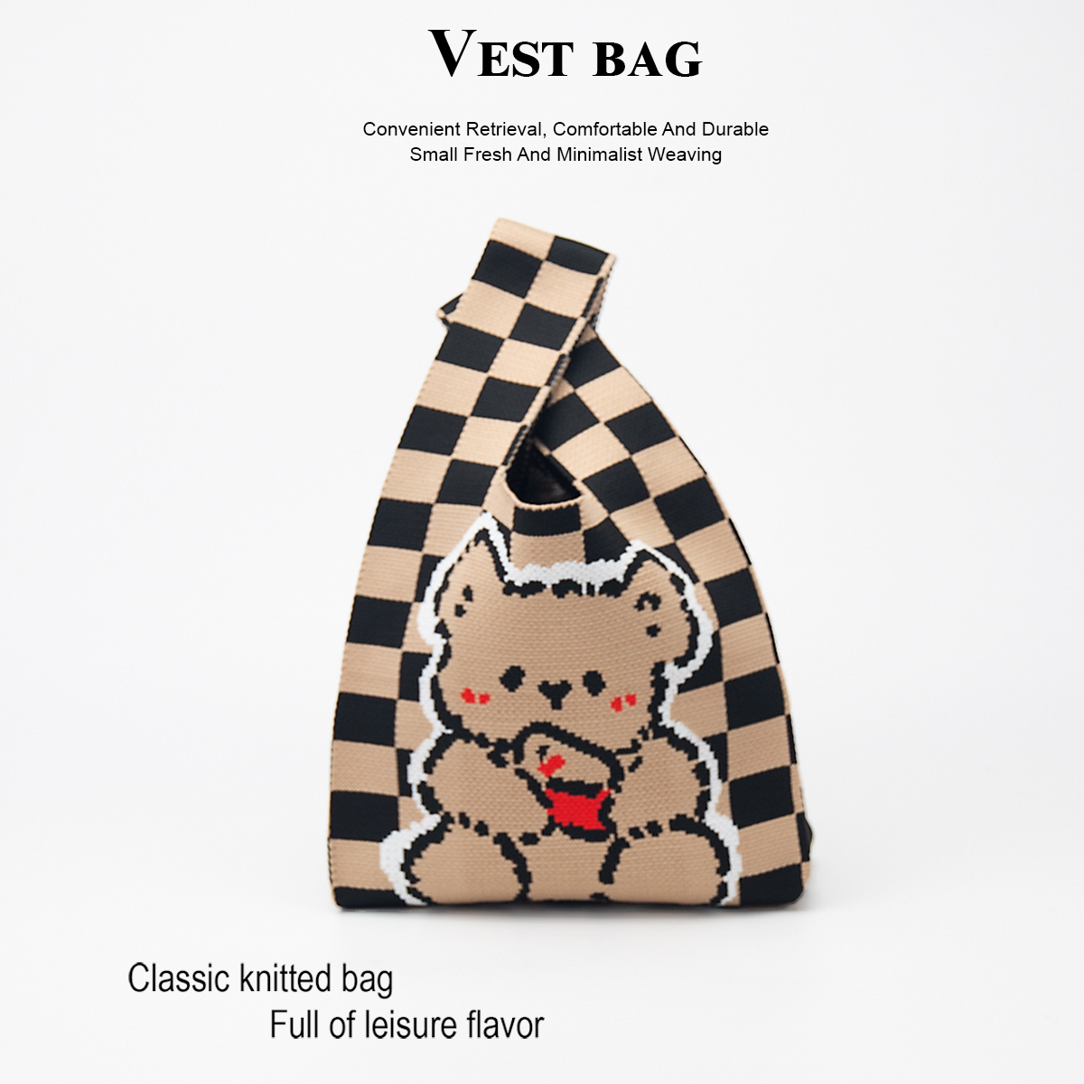 Cute Knitted Handbag for Girls - Phone Accessories For Girls ulasan dan harga