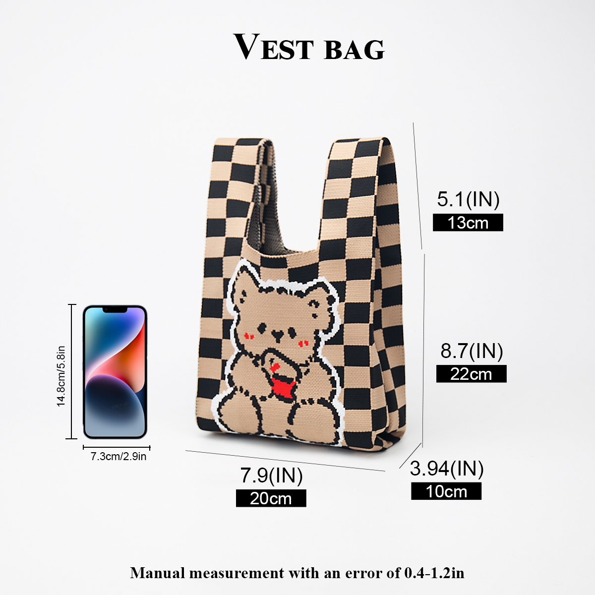 Cute Knitted Handbag for Girls - Phone Accessories For Girls ulasan dan harga