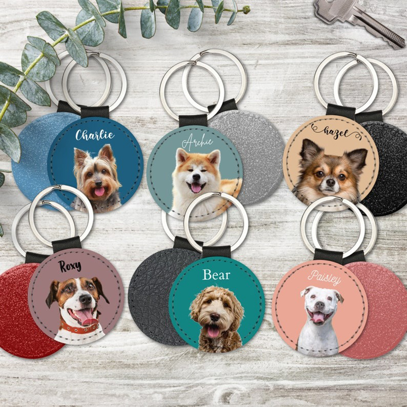 Custom Pet Photo Keychain Pers - Phone Accessories Charms ulasan dan harga