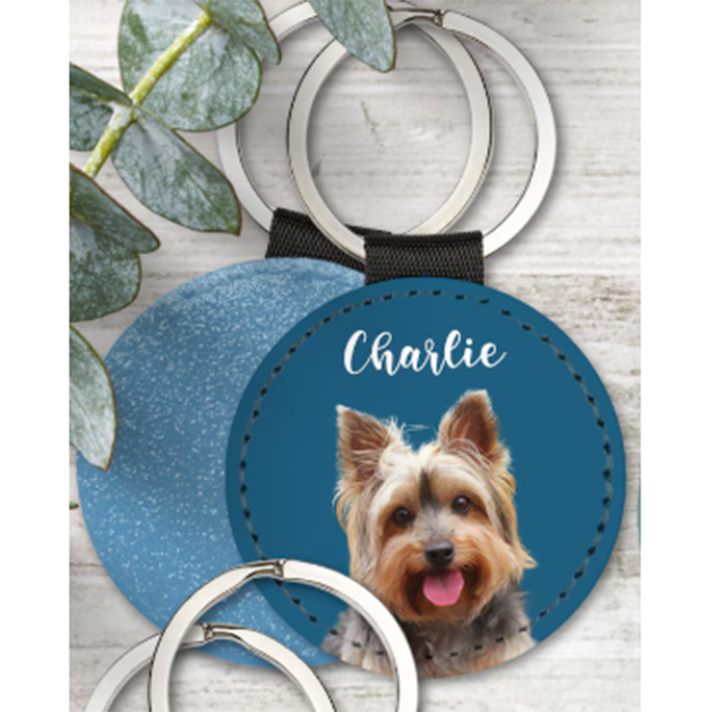 Custom Pet Photo Keychain Pers - Phone Accessories Charms ulasan dan harga