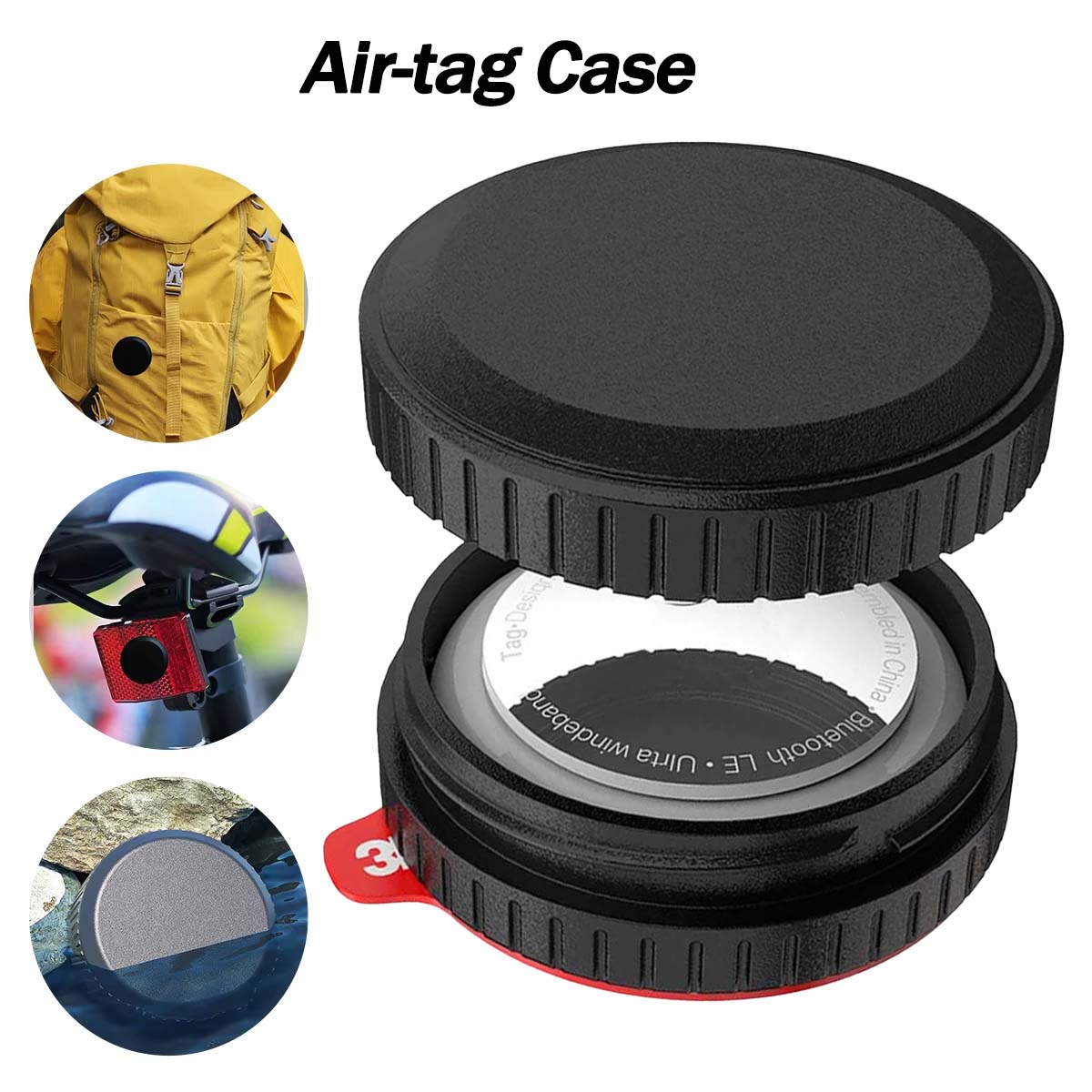 Waterproof Shockproof Protecti - Airtag Holder Case ulasan dan harga