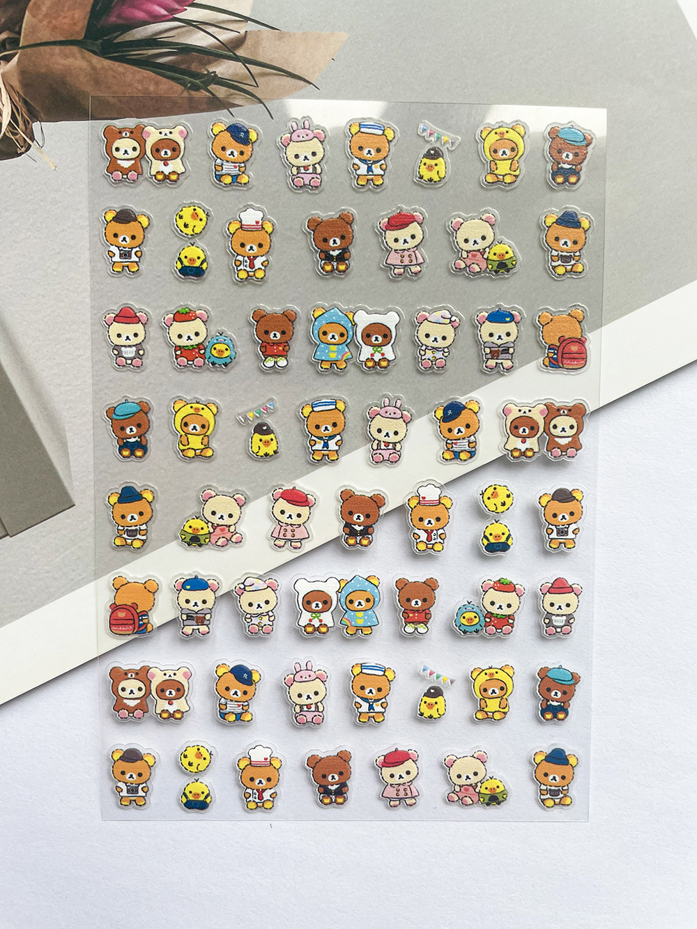 Kawaii Pvc Mini Friend Rilakku - Phone Accessories Poster ulasan dan harga