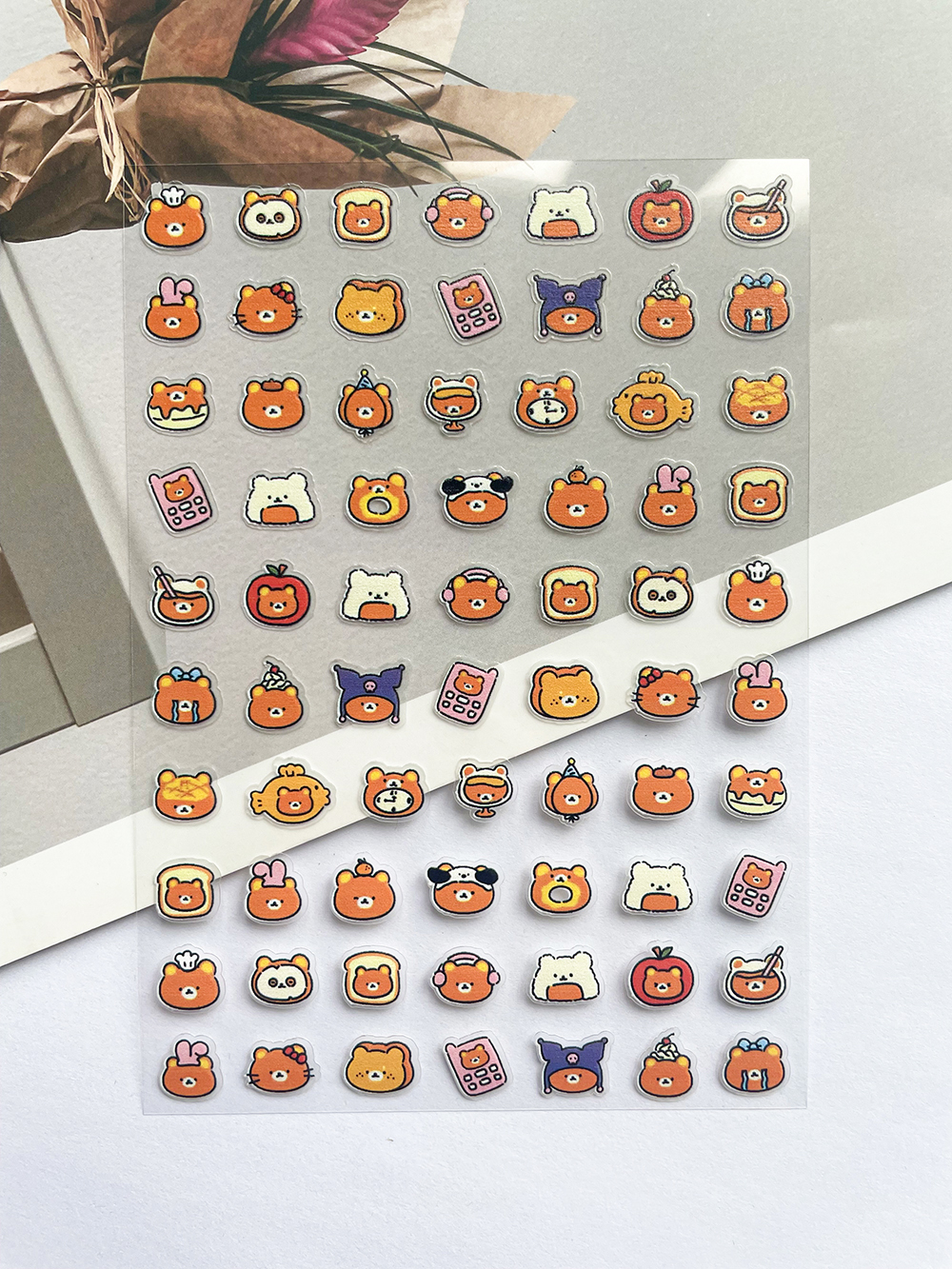 Kawaii Pvc Mini Friend Rilakku - Phone Accessories Poster ulasan dan harga