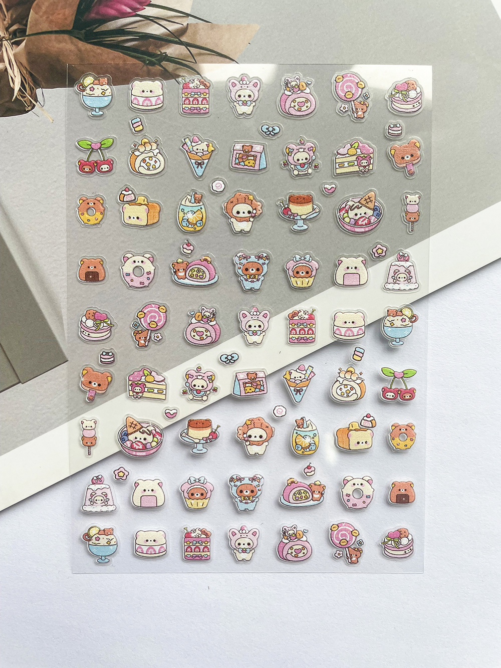 Kawaii Pvc Mini Friend Rilakku - Phone Accessories Poster ulasan dan harga