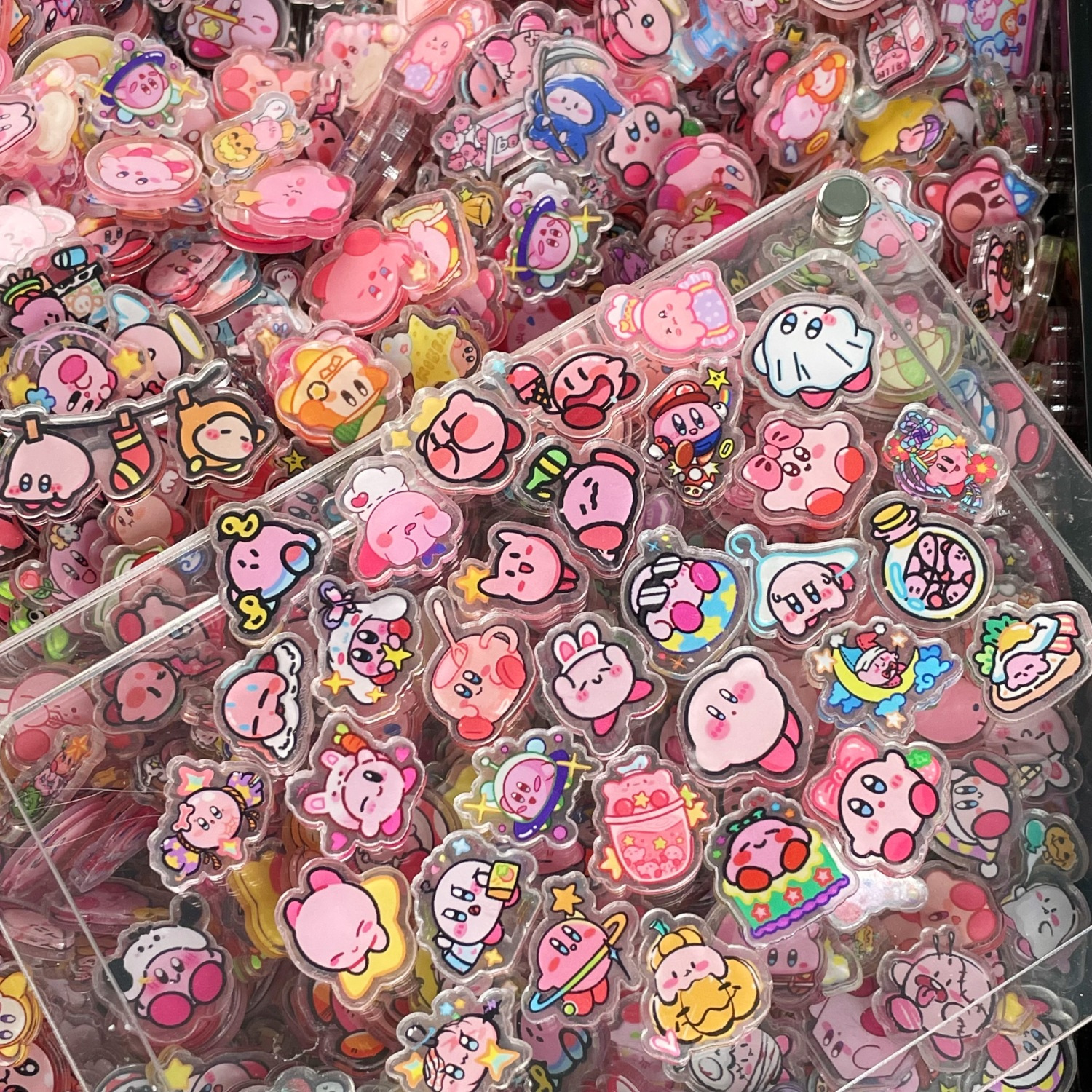 50/100 pieces of 1/2 cm Kirby  - Phone Accessories Diy ulasan dan harga