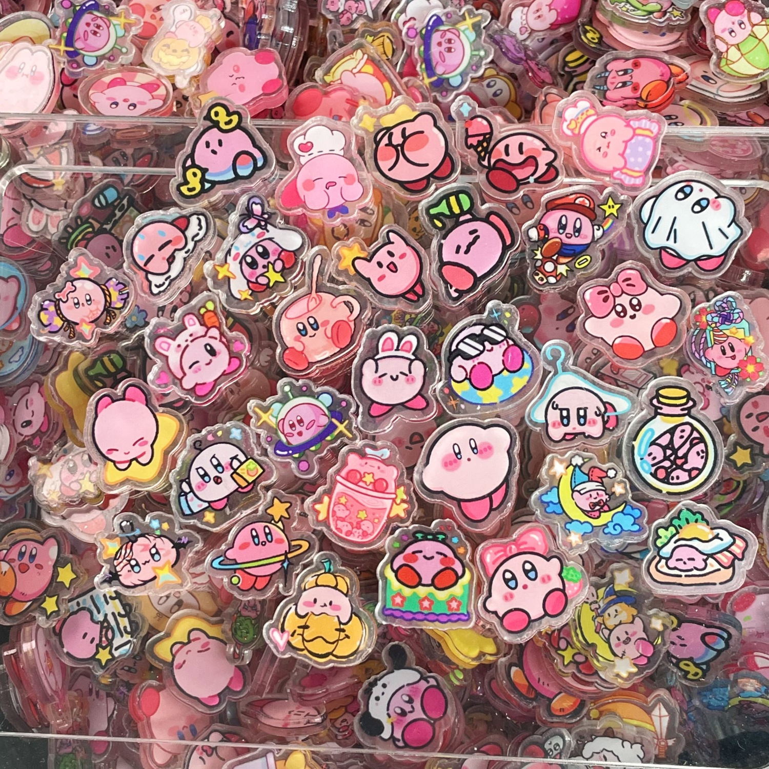 50/100 pieces of 1/2 cm Kirby  - Phone Accessories Diy ulasan dan harga