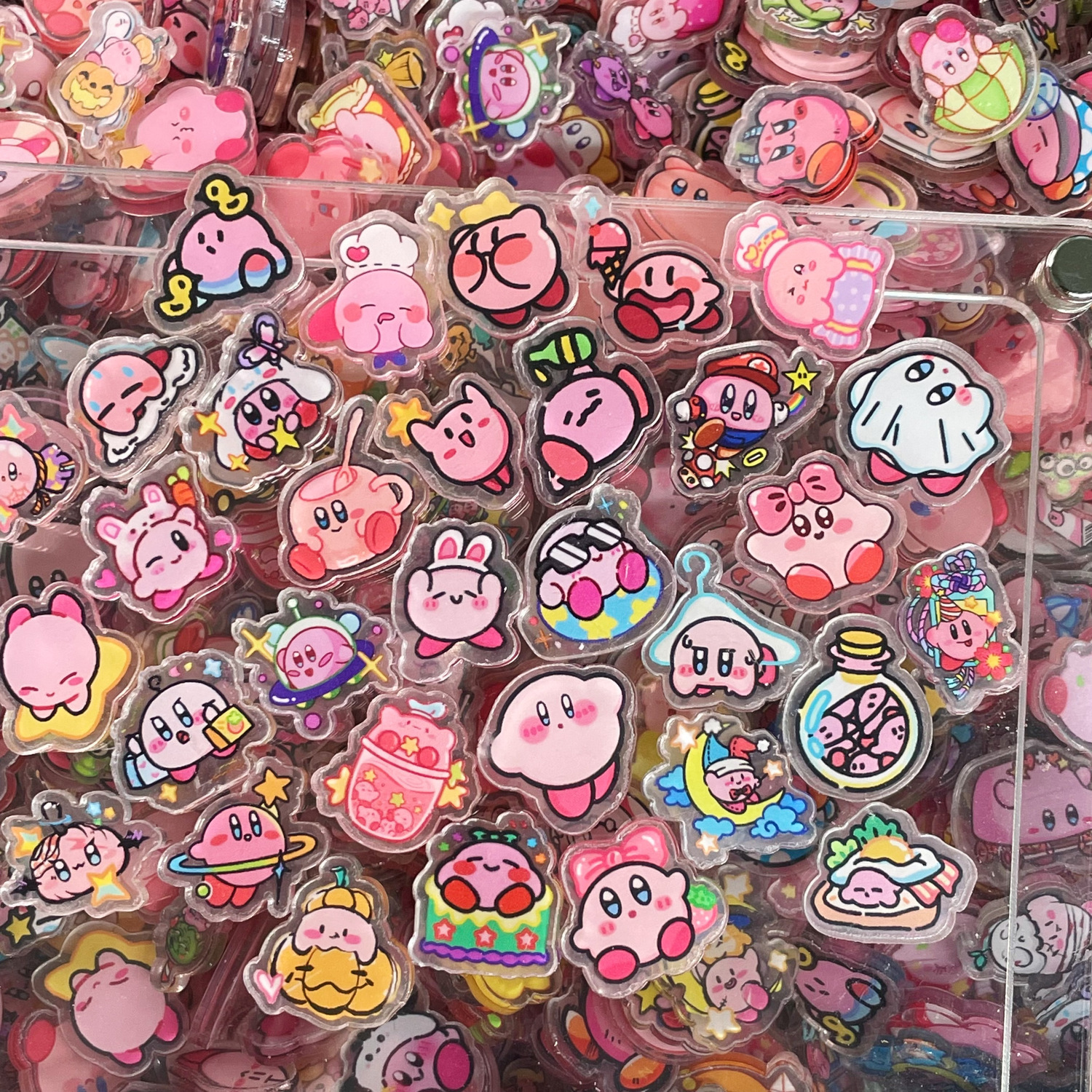 50/100 pieces of 1/2 cm Kirby  - Phone Accessories Diy ulasan dan harga