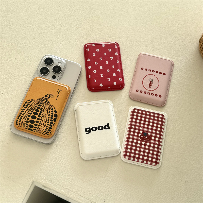 Cute Cartoon PU Leather Magnet - Phone Accessories For Girls ulasan dan harga