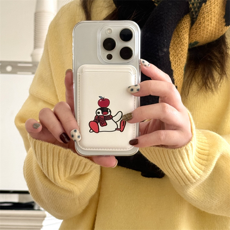 Cute Cartoon PU Leather Magnet - Phone Accessories For Girls ulasan dan harga