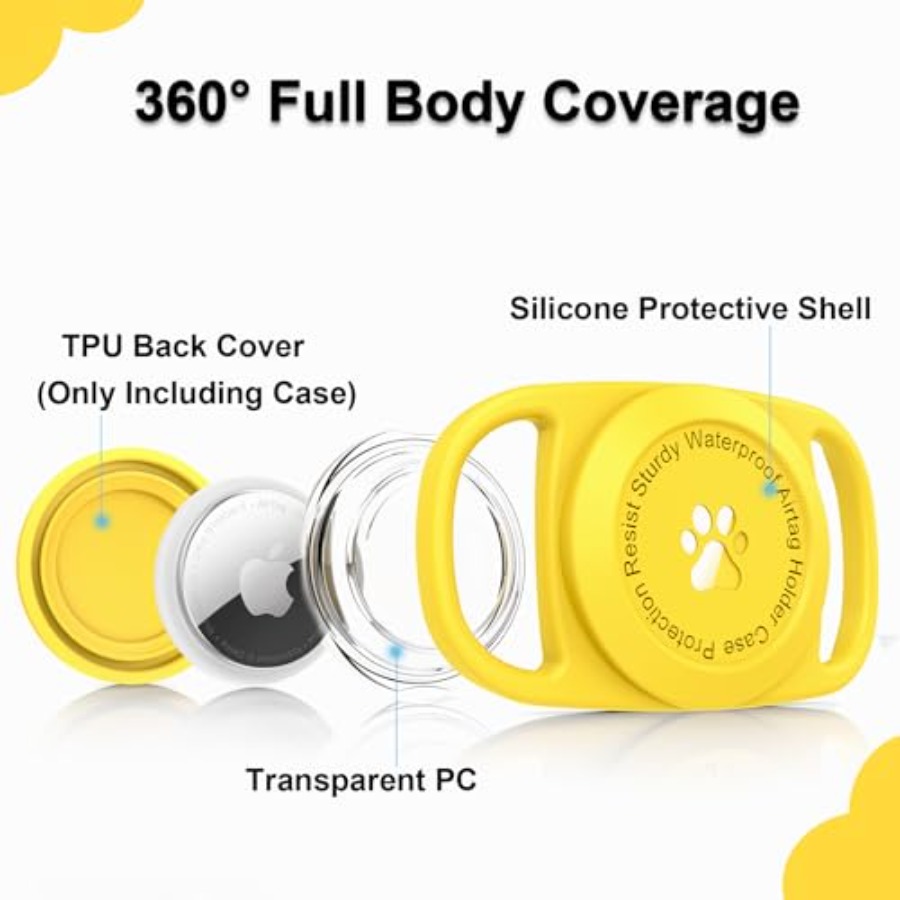 Airtag Dog Collar Holder, [1 P - Airtag Holder Case ulasan dan harga