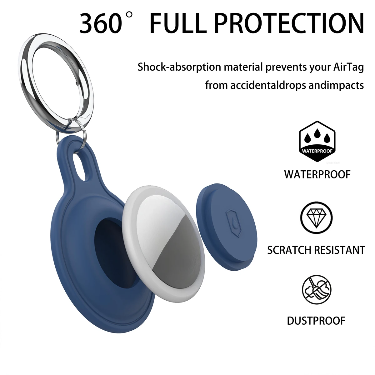 Waterproof Case for Airtag Key - Airtag Holder Case ulasan dan harga