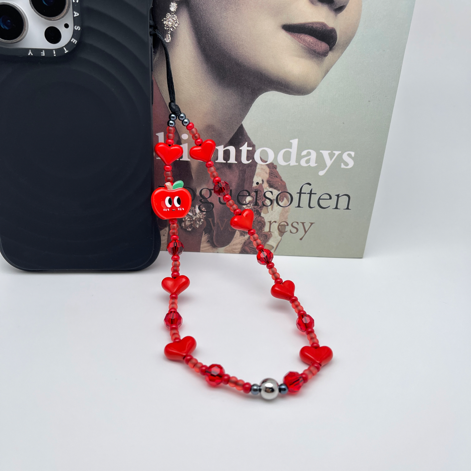 HERLOOK Red Apple Heart Phone  - Phone Accessories For Girls ulasan dan harga
