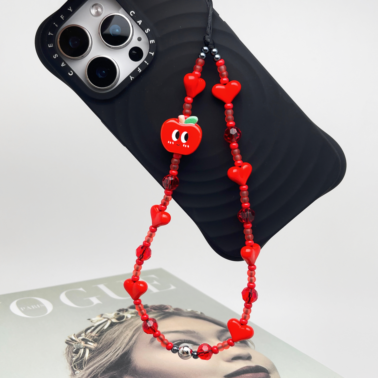HERLOOK Red Apple Heart Phone  - Phone Accessories For Girls ulasan dan harga