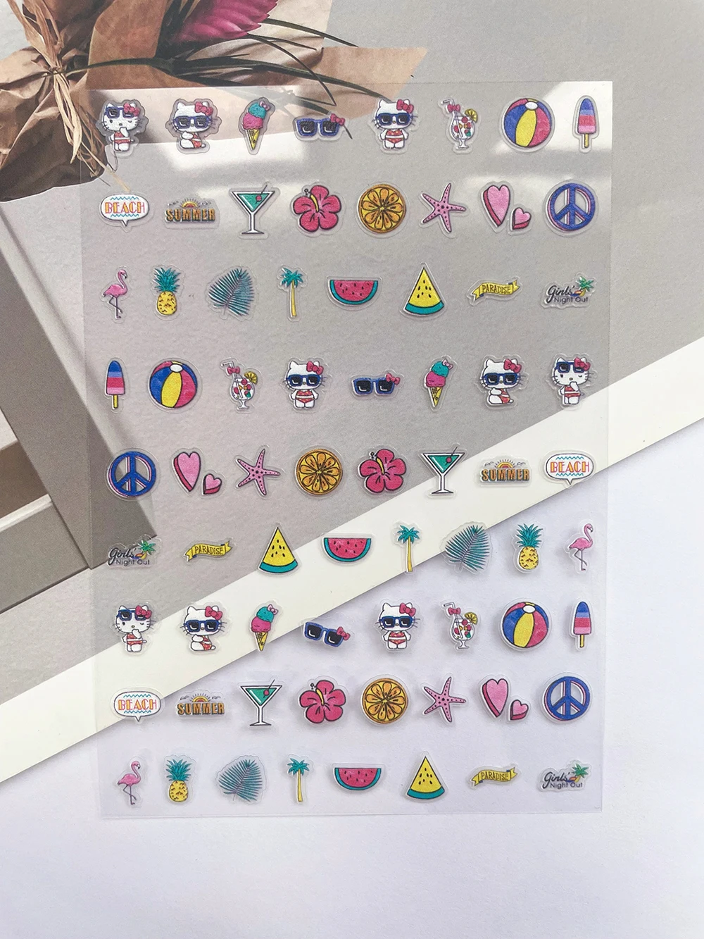 Cute Mini Cartoon Animal Cat P - Phone Accessories Poster ulasan dan harga