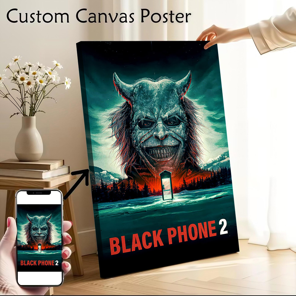 Black Phone 2 Movie Canvas Wal - Phone Accessories Poster ulasan dan harga