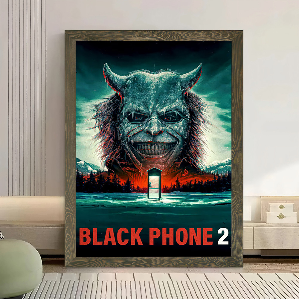 Black Phone 2 Movie Canvas Wal - Phone Accessories Poster ulasan dan harga