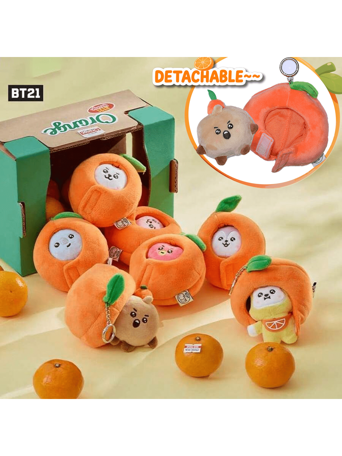 Bts Bt21 Plush Keychain/Cute P - Phone Accessories Charms ulasan dan harga