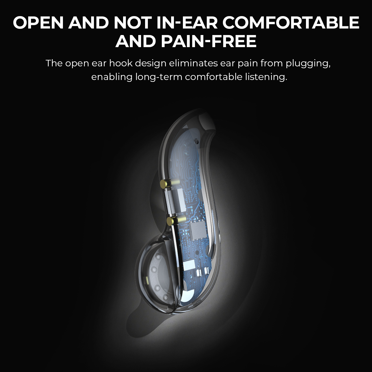Open-ear Bluetooth Headphones  - Wireless Earbuds Case ulasan dan harga