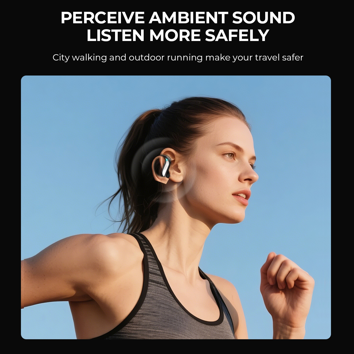 Open-ear Bluetooth Headphones  - Wireless Earbuds Case ulasan dan harga