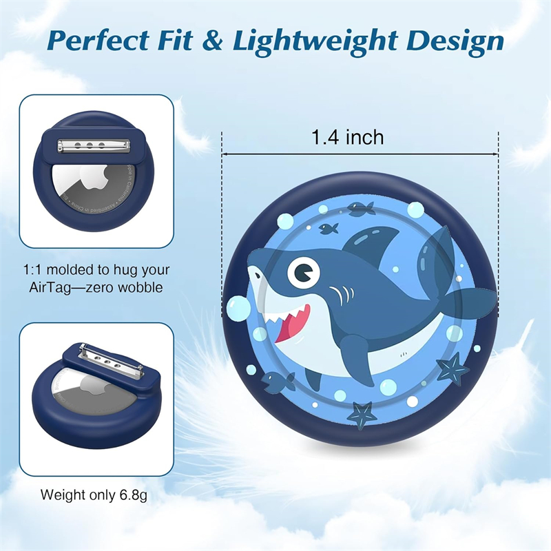 Hidden Silicone Safety Pin Hol - Airtag Holder Case ulasan dan harga