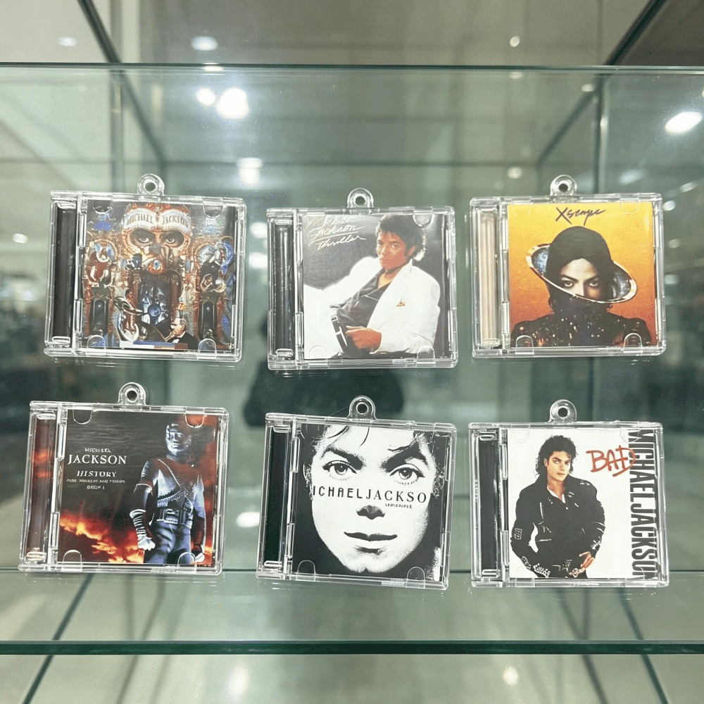 Michael Jackson Merch Mini CD  - Phone Accessories Charms ulasan dan harga