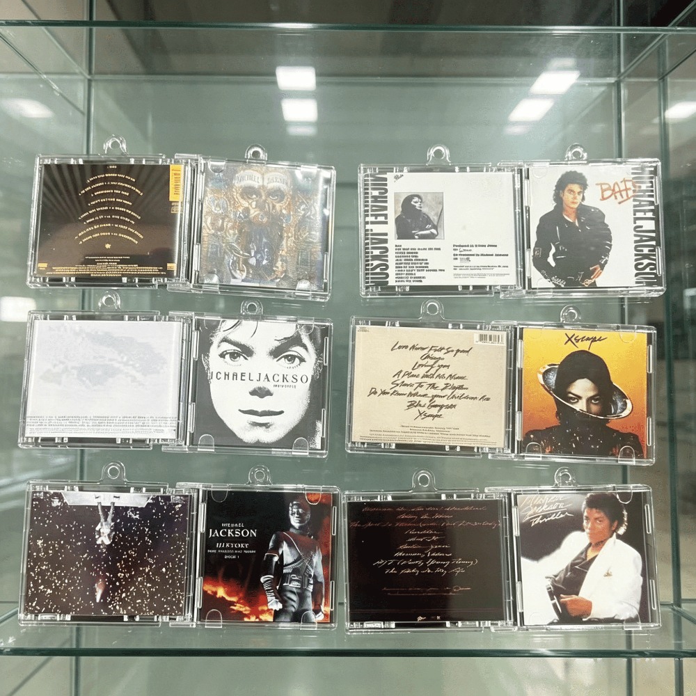 Michael Jackson Merch Mini CD  - Phone Accessories Charms ulasan dan harga