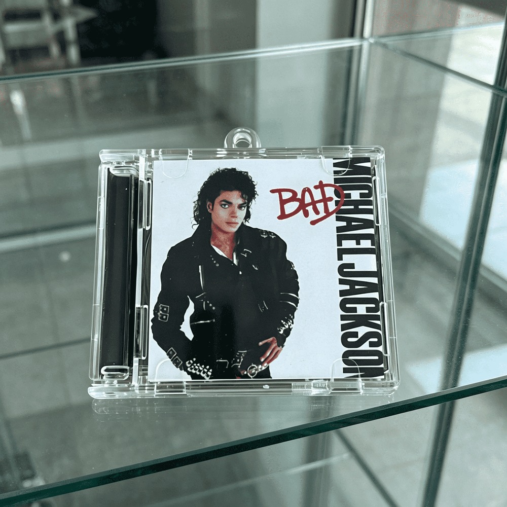 Michael Jackson Merch Mini CD  - Phone Accessories Charms ulasan dan harga