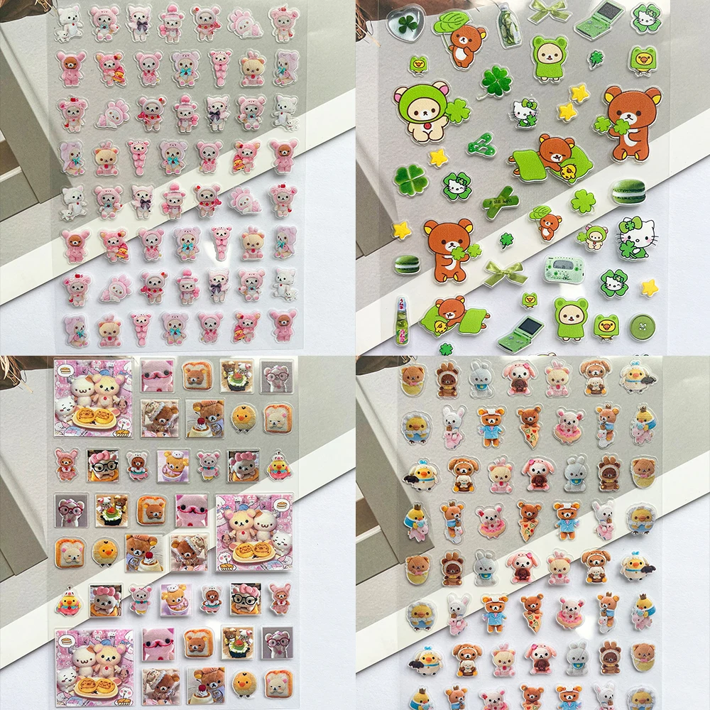 Mini Kawaii Rilakkuma Pvc Post - Phone Accessories Poster ulasan dan harga