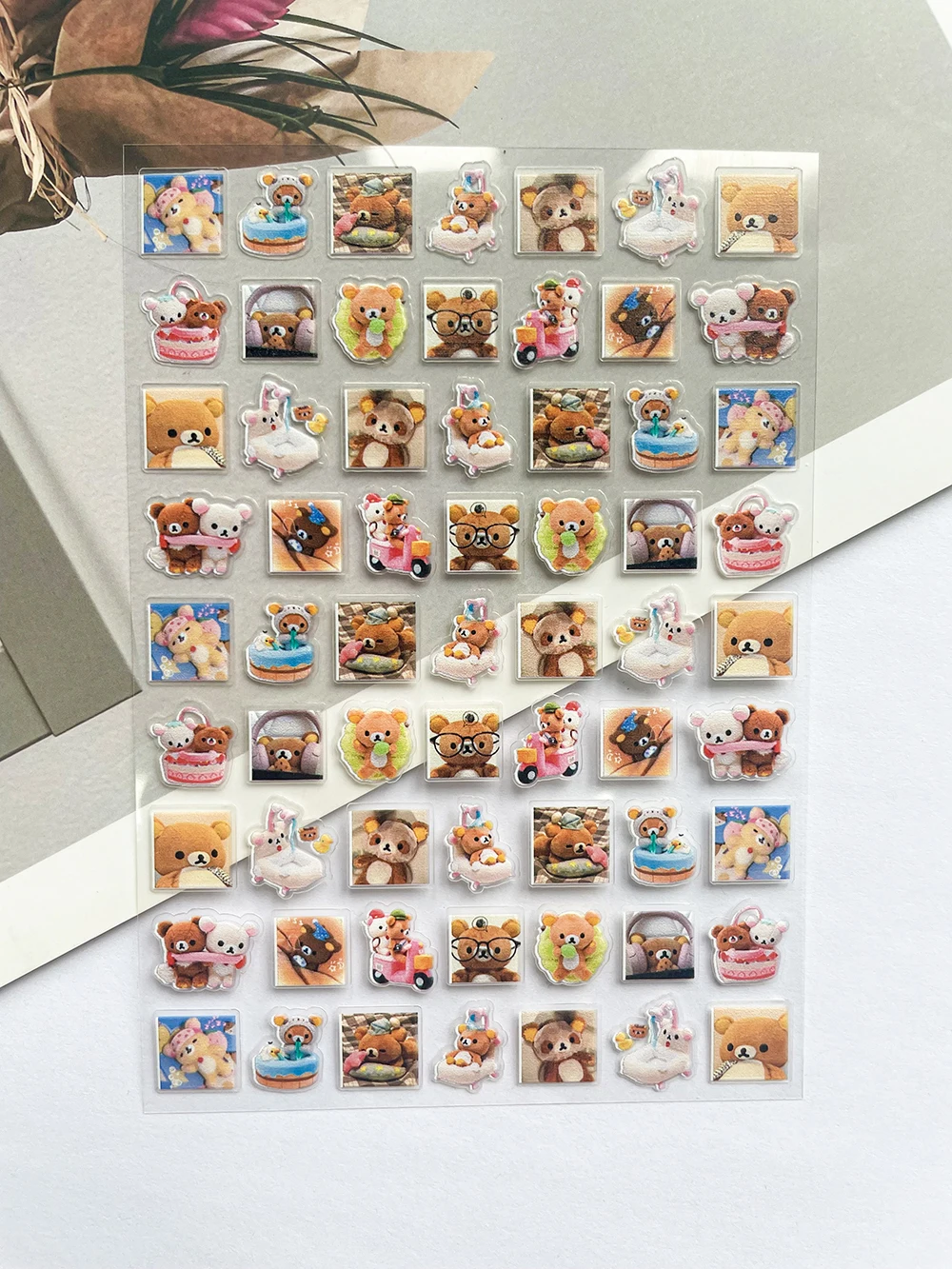 Mini Kawaii Rilakkuma Pvc Post - Phone Accessories Poster ulasan dan harga