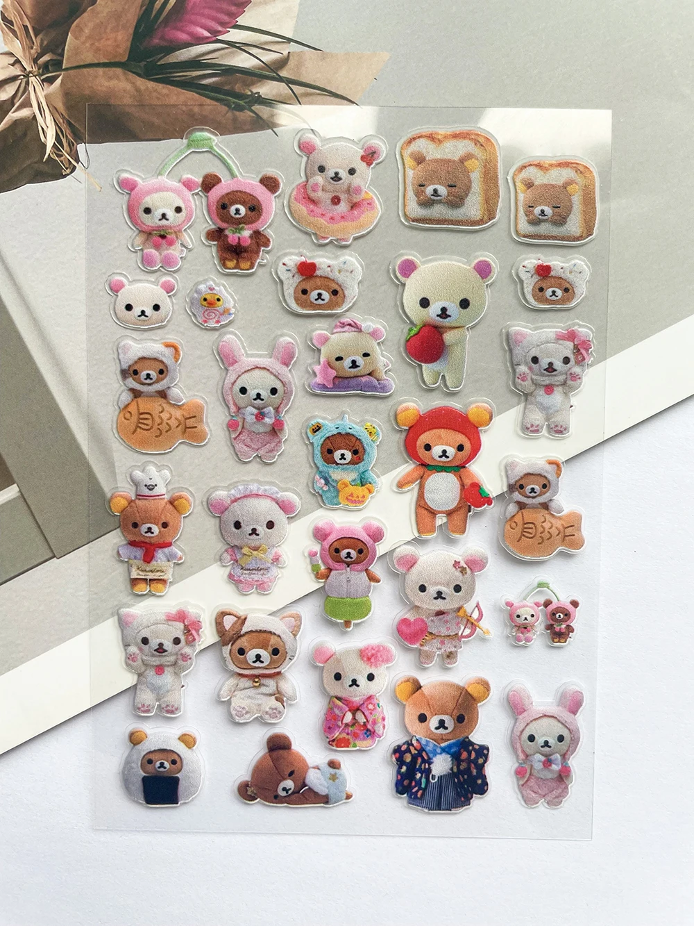 Mini Kawaii Rilakkuma Pvc Post - Phone Accessories Poster ulasan dan harga