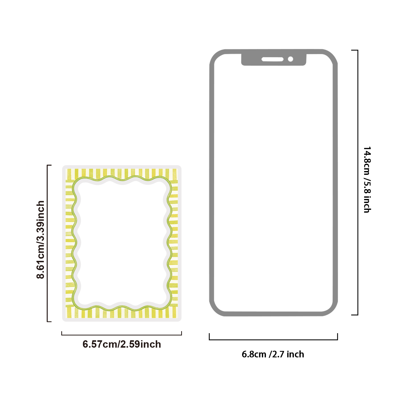 Etori Life Fresh Green Border  - Phone Accessories Poster ulasan dan harga