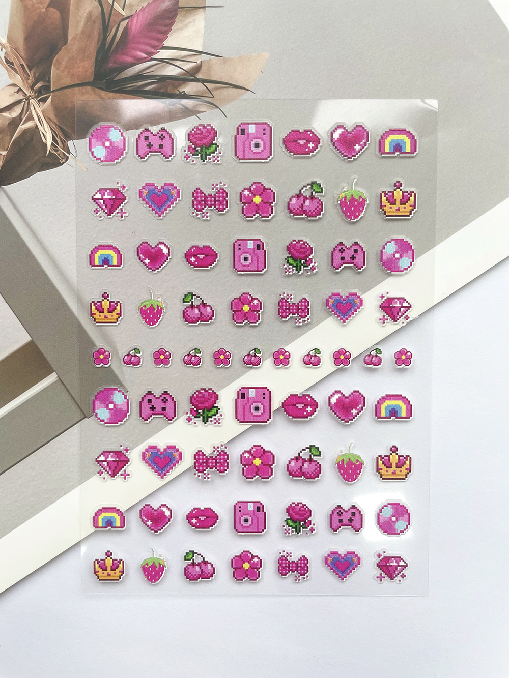 1pcs Cute Leopard Print Bowkno - Phone Accessories Poster ulasan dan harga