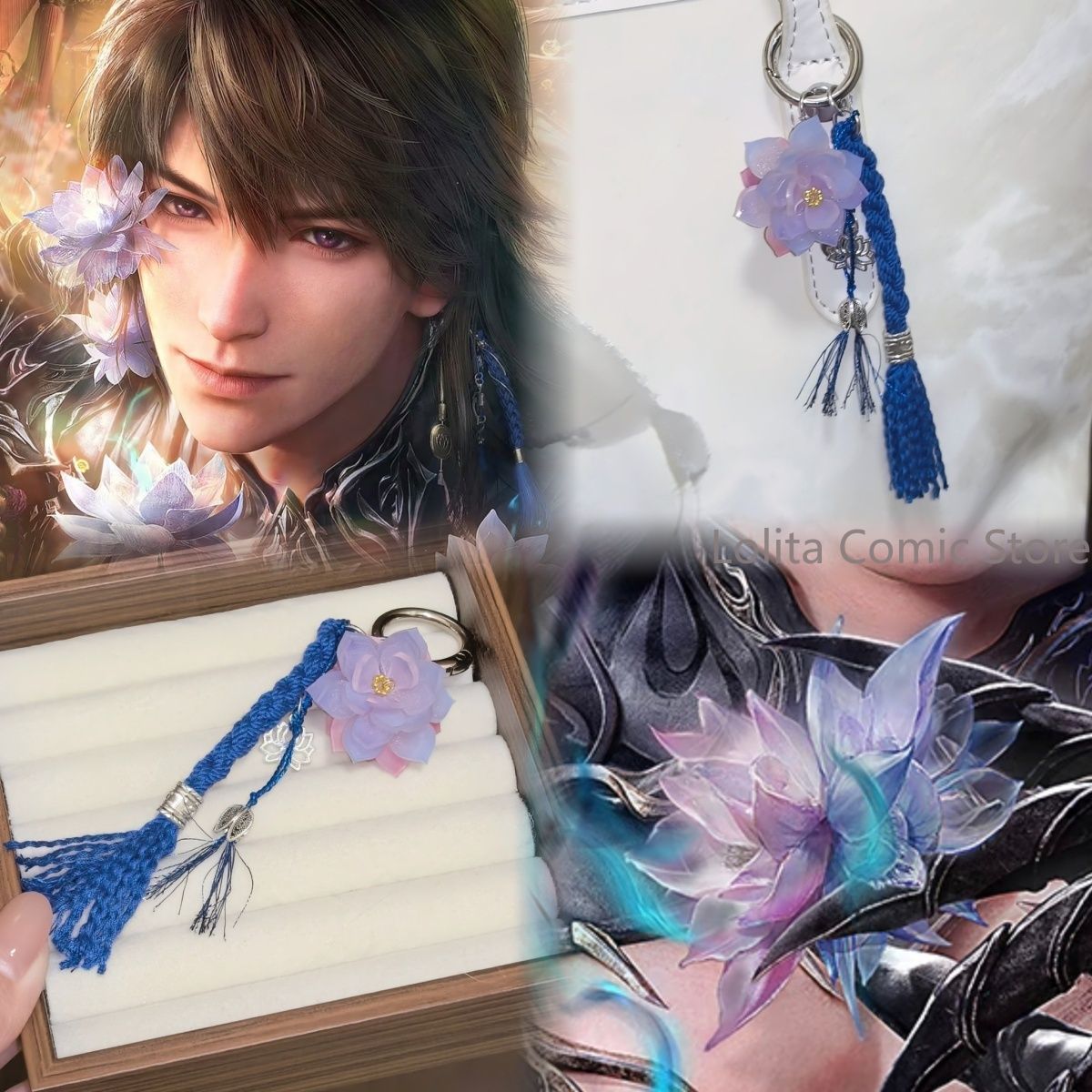 Anime Love and Deepspace Caleb - Phone Accessories Charms ulasan dan harga