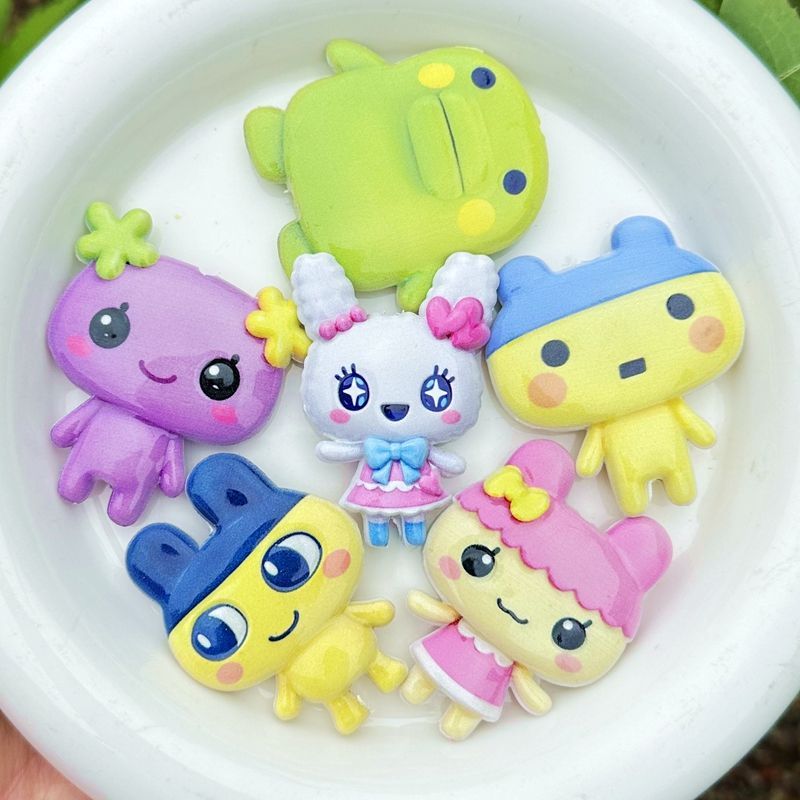 45mm Cartoon Tamagotchi double - Phone Accessories Diy ulasan dan harga