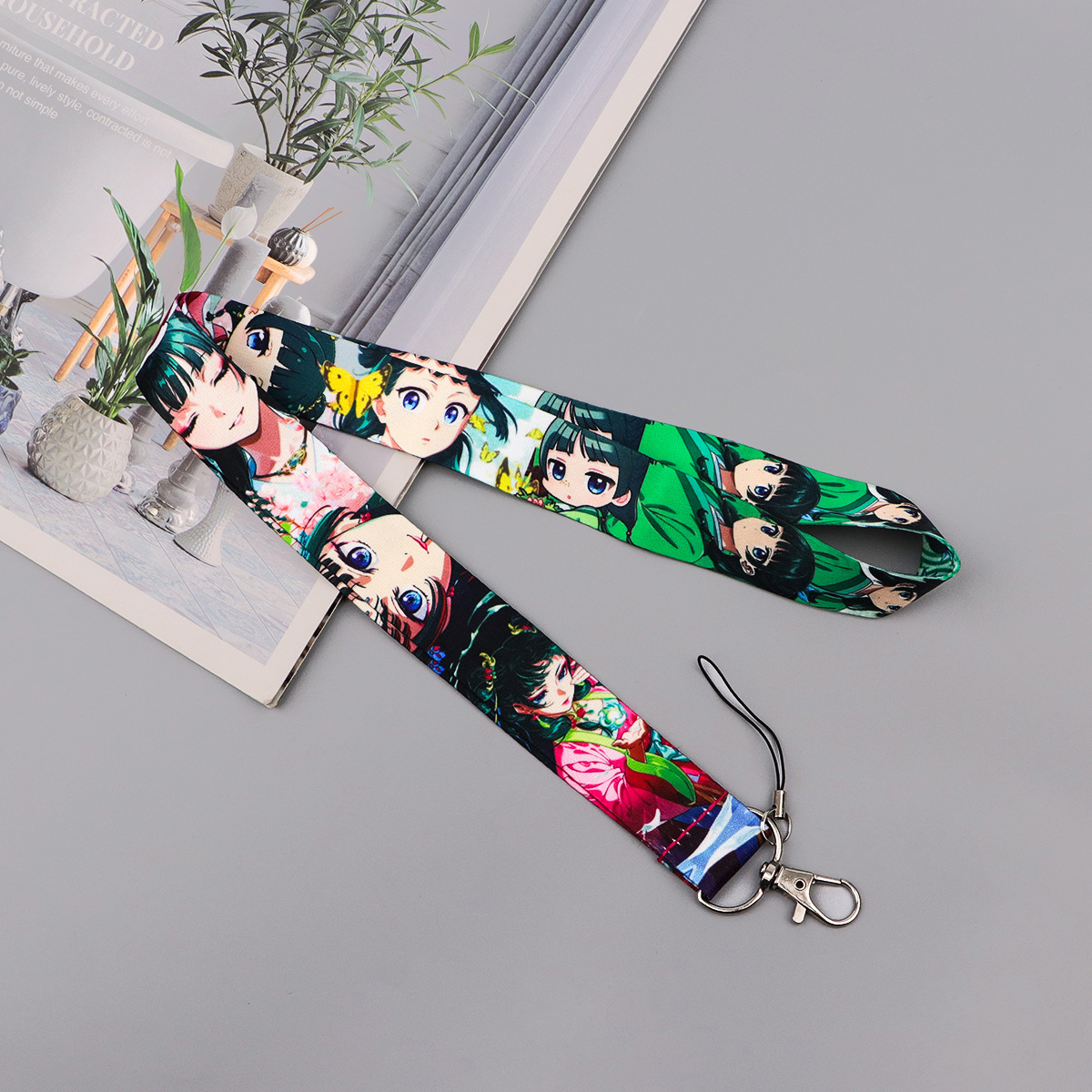 Cute Anime Girl Lanyard Neck S - Phone Accessories For Girls ulasan dan harga