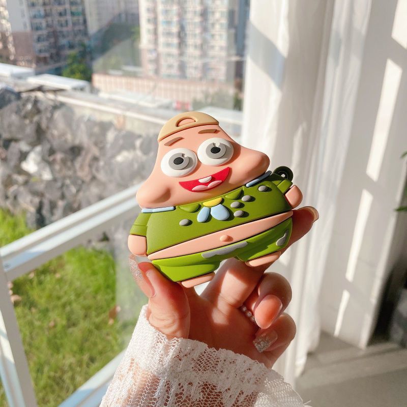 Cute SpongeBob Creative Silico - Wireless Earbuds Case ulasan dan harga