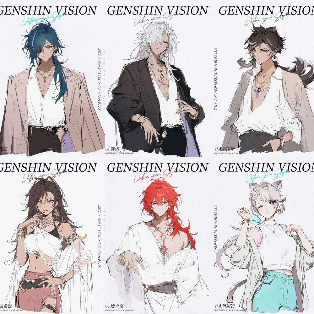 180 Genshin Impact posters, st - Phone Accessories Poster ulasan dan harga