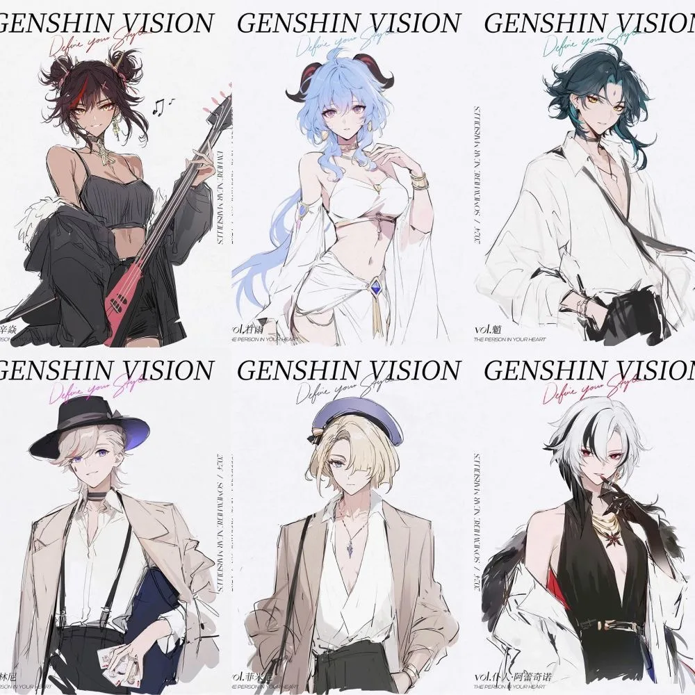 180 Genshin Impact posters, st - Phone Accessories Poster ulasan dan harga