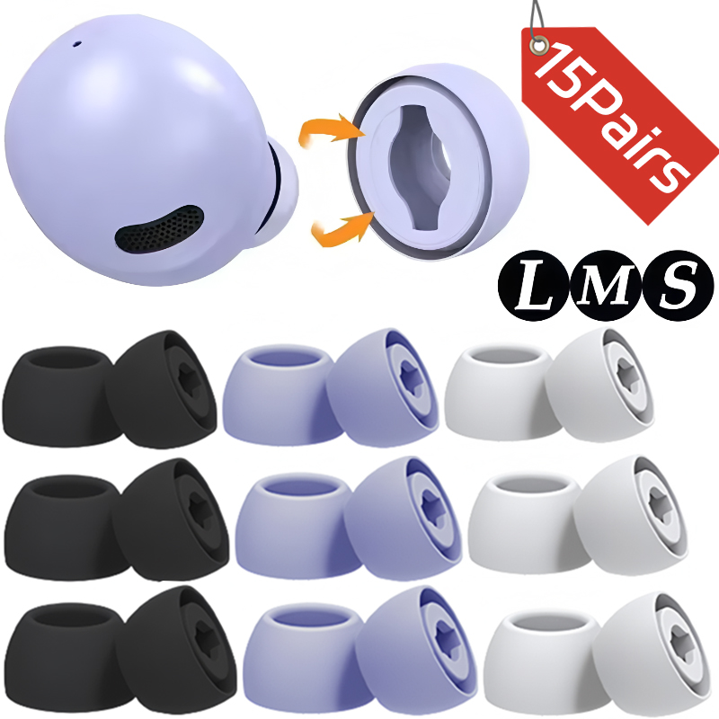 Silicone Ear Tips for Samsung  - Wireless Earbuds Case ulasan dan harga