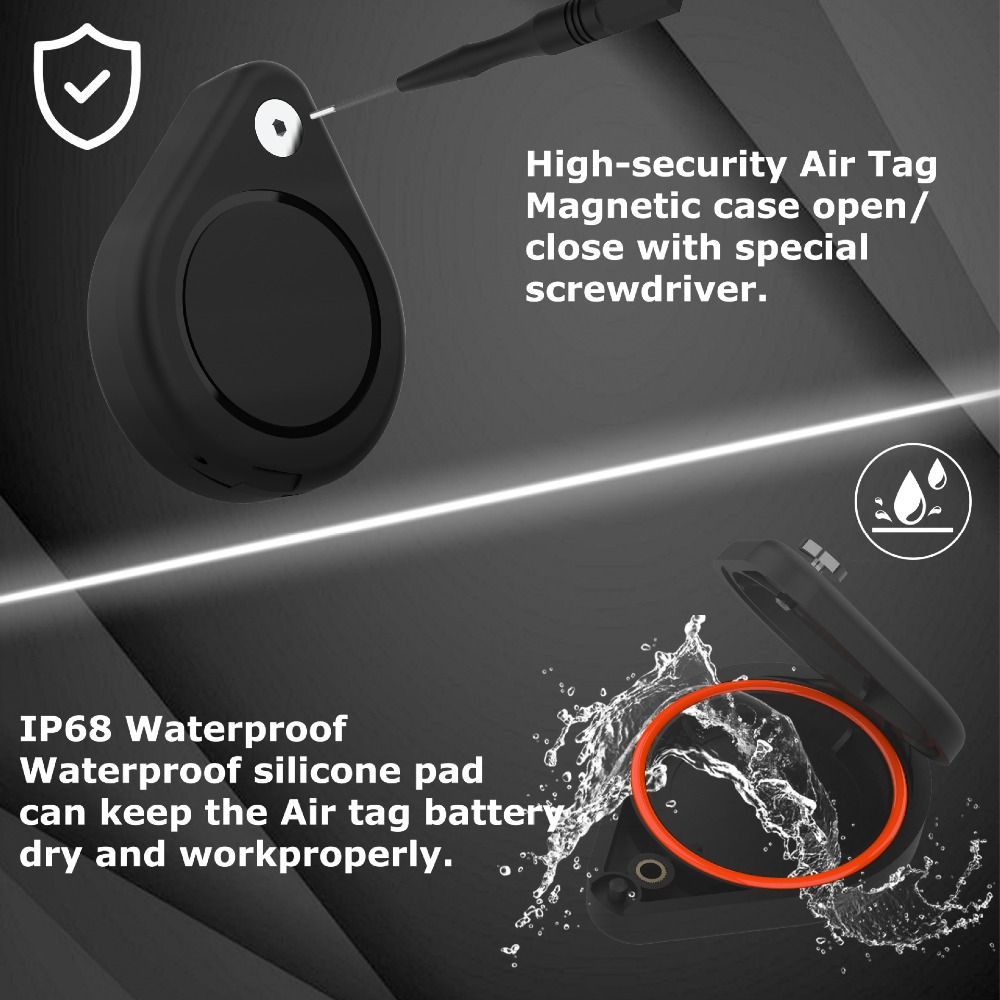 Waterproof Magnetic Protective - Airtag Holder Case ulasan dan harga