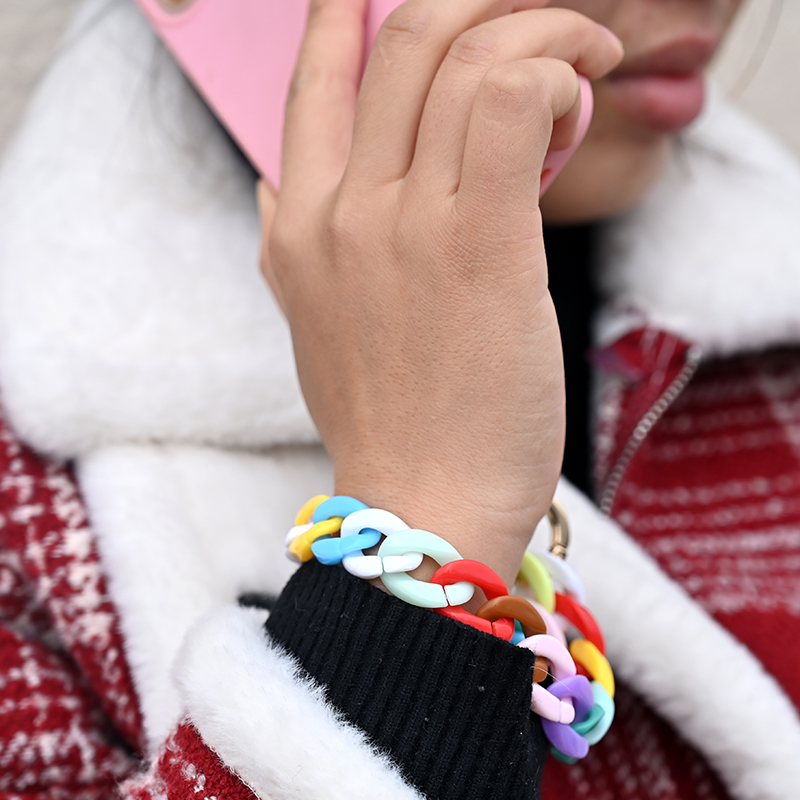 Colorful Acrylic Charm Phone C - Phone Accessories For Girls ulasan dan harga
