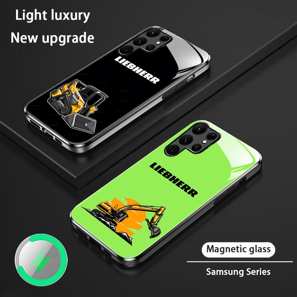 LOGO L-liebherr Excavator Phon - Magnetic Phone Case ulasan dan harga